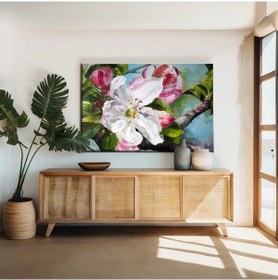 Resim İnci Çiçeği Kanvas Tablo 