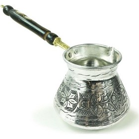 Resim Shark Anatolia Külhan Bakır Cezve 580 ML Gümüş 