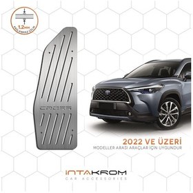 Resim Toyota Corolla Krom Ayak Dinlendirme Pedalı 2022 Ve Üzeri 