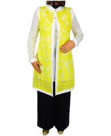 Resim Kadın Krep Güpür Ikili Tunik Msk-0262 