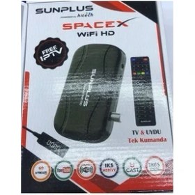 Resim Sunplus Spacex Wifi Hd Çanaklı-Çanaksız Dahili Wi-Fi Full Hd Sinema Paketli Uydu Alıcısı - Akıllı Ku 