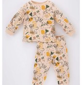 Resim Defacto Erkek Bebek Disney Lion King Uzun Kollu Pijama Takımı B1953A523WNBG358 Defacto
