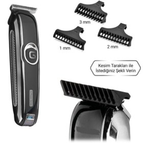 Resim Gemei -1011 Şarjlı Traş Makinesi Saç Sakal Bıyık Lazer Ve Epilasyon Öncesi Vücut Tüy Alma 
