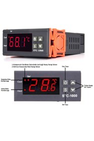 Resim STC -1000t 220v 10a Özel Üretim Dijital Termostat+yedek Prob 
