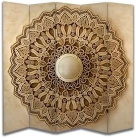 Resim Motifli Özel Tasarım Paravan Room Divider PRV1192, 180 x 180 