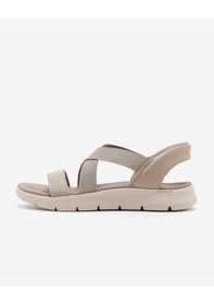 Resim Skechers Go Walk Flex Sandal Kadın Bej Sandalet 141489 Tpe Bej 