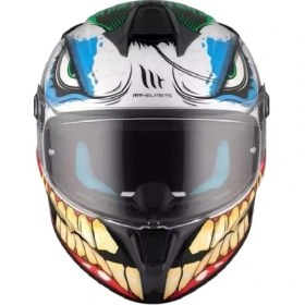 Resim mt Helmets Targo S Joke A5 Motosiklet Kaskı 