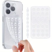 Resim Silikon Vantuzlu Telefon Kılıfı Tutucu - Çift Taraflı, Eller Serbest Güçlü Tutuş, Selfie & Videolar için, iPhone & Android için - Dayanıklı Yapışkan Silikon Stand, Duş Dostu, Video Kaydı & Fotoğrafçılık için İdeal 