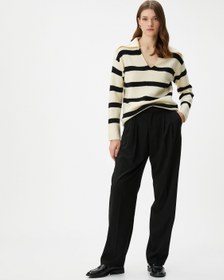 Resim Polo Yaka Kazak Örgü Akrilik Karışımlı 