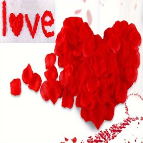 Resim 1000 adet/1 adet Yapay Gül Petkleri Romantik Dekorasyon Teşvik Yılı Şükran Günü Parti Dekorasyonu 