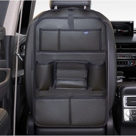 Resim Bod Rodos Serisi Oto Koltuk Arkası Eşya Düzenleyici Araç Içi Organizer Deri Siyah 