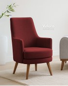 Resim Velura Home & Living Valo Berjer & Tekli Koltuk - Kırmızı 