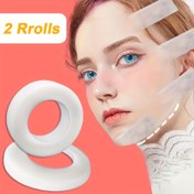 Resim 2 Rulo Görünmez Silikon Yüz Kaldırma Bantı - Kokusuz ve Nefes Alabilir, Anında V-Contour Cosplay ve Günlük Glamour için, Dayanıklı ve Taşınabilir Gençlik Görünümlü Yüz Kaldırma Şeritleri, Alerji Olmayan Yapıştırıcı, Cilt Bakım Aracı, Şık Tasarım, Yüksek Kaliteli Yapıştırıcı 