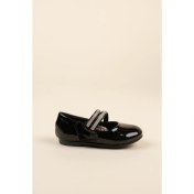 Resim Epaavm Çatal Baretli Siyah Kız Çocuk Ayakkabı 