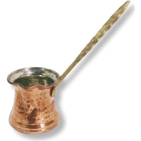 Resim Dövme Bakır Mini Cezve 