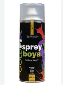 Resim GOLDFİX Altın Renk Sprey Boya Gold Renk Boya Altın Yaldız Boya 400ml 