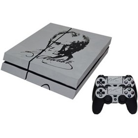 Resim Genel Markalar Mustafa Kemal Atatürk Silüeti Playstation 4 Fat Kasa Sticker Kaplama 