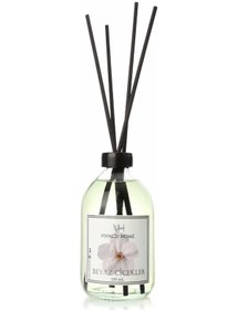 Resim Vivaldi Home Beyaz Çiçekler Çubuklu Oda Kokusu Esansiyel Uçucu Yağ 100 ML 