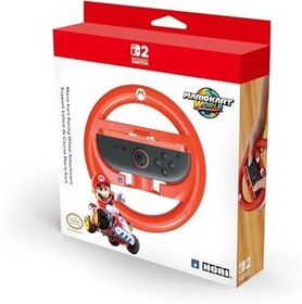 Resim HORI Mario Kart Racing Wheel Attachment for Nintendo Switch 2 (Mario) - Officially Licensed by Nintendo 