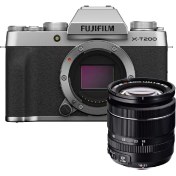 Resim Fujifilm X-T200 Gümüş + XF18-55mm Kit 