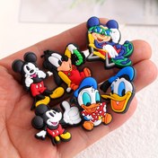 Resim Disney 20 Adet Mickey Minnie ve Arkadaşları Karakter Ayakkabı Süsleri, Sevgililer Günü Dekorasyonları ve Doğum Günü Hediyeleri için Şık Çıkarılabilir Bağcıklar 