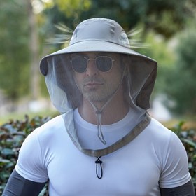 Resim Erkekler için Dış Mekan File Balıkçılık Şapkası Nefes Alabilir Yüz Kapağı ile - Güneş Koruma, Ayarlanabilir Boyun Kapak, Hafif Polyester, Karışık Renkler, Gece Balıkçılığı ve Açık Hava Aktiviteleri İçin İdeal, Balıkçılık Aksesuarı 