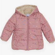 Resim Kız Bebek Mont Renkli Sim Desenli Gülkurusu Soft (6 Ay-2 Yaş) Breeze