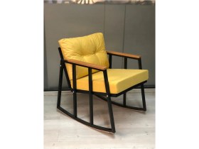 Resim Sallanan Sandalye Tv Koltuğu Kafe-Balkon-Mutfak-Berjer-Ofis-Salon Sallanır Tekli Koltuk 
