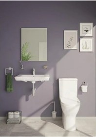 Resim T Tipi Krom Lavabo Sifon Seti - Giriş G 1 1/4 
