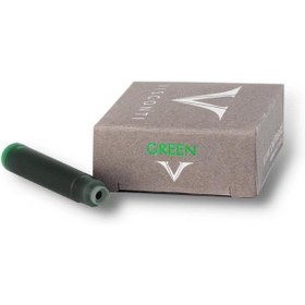 Resim Visconti yeşil 10 adet mürekkep kartuşu 