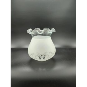 Resim Ada Avize Fanus Mat Avize Camı (Boy 13 Cm,çap 11 Cm) 