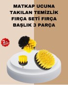 Resim AyrStore 3’lü Matkap Ucu Fırça Takımı Zorlu Kirler İçin 