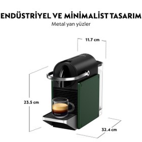 Resim Nespresso Pixie C62 Yeşil Kahve Makinesi 