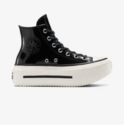 Resim Converse Chuck Taylor All Star Lift Double Stack Platform Kadın Siyah Sneaker 