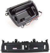 Resim MM Performance Store Bmw F10 5 Serisi Lcı Klima Orta Kromlu Havalandırma Klima Izgarası + BMW F10 5 Serisi Lcı Küllük 