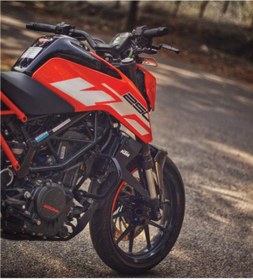 Resim Motiker KTM Duke 250 Beyaz Orijinal Tasarım Sticker Etiket Modeli Sağ Grenaj 