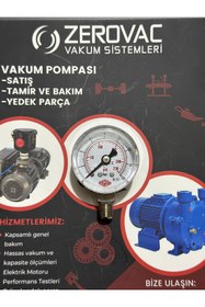 Resim SIMGA 0-16 Bar Çap Ø40 Mm Alttan Bağlantılı Kuru Tip Manometre 