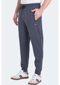 Resim Slazenger Onon In Erkek Fermuar Cepli Koyu Gri Eşofman Altı Koyu Gri 