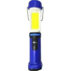 Resim Ayt Powermaster HK-802 Şarjlı 30 Beyaz 20 Mavi Kırmızı Smd LED 55 Cob Ledli 5 Modlu Çalışma Lambası Fener Işıldak 