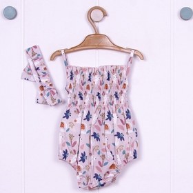 Resim Kidaxi Tavşan Temalı Desenli Bandana Gömlek Body Takım 1-3/3-6/6-9/9-12 Ay Çok Renkli 