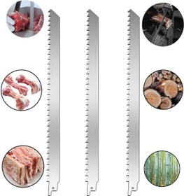 Resim Millian Paslanmaz Çelik Tilki Kuyruğu Testeresi Kemik Et Kesme Bıçağı 30 Cm Ömür Boyu Garantili 
