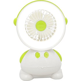 Resim gaman HB-9906 Usb Kablolu 3 Mod Işıklı 2 Hız Modlu Vantilatör - Fan Kamp-Çadır-Ev-Ofis-Araba Uyumlu 