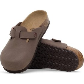 Resim Birkenstock Boston Kıds Bf Nu Unisex Terlik Brk1030809 Kahverengi 