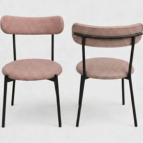 Resim 4 Adet Puffy Koyu Kahverengi Teddy Sandalye Mutfak Sandalyesi Salon Sandalyesi Balkon Sandalyesi Kahverengi 