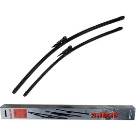 Resim Silbak Silecek Süpürgesi 600/550MM Muz Tipi Volvo S60-V70 04 S80 03-06 XC70 XC90 04- Multipla 06 