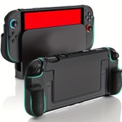 Resim 2025 Nintendo Switch 2 Kılıfı, Geliştirilmiş İnce ve Şok Emici TPU Koruyucu Kasa Kapak - Gerçek Oyun Kumandasına Benzer Dokunmatik ve Çizik Önleyici 