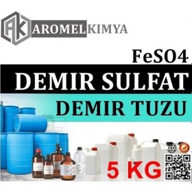 Resim Aromel Demir Sülfat Feso4 Demir Tuzu Ekstra Saf 5 Kg 