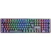 Resim GAMEPOWER SABER RGB MEKANIK KIRMIZI SWITCH GAMING KLAVYE 