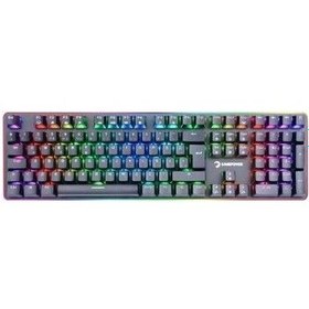 Resim GAMEPOWER SABER RGB MEKANIK KIRMIZI SWITCH GAMING KLAVYE 