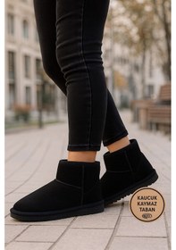 Resim Ultra Mini Kürklü Classic Mini Iı 1016222 Che Kadın Bot Siyah 